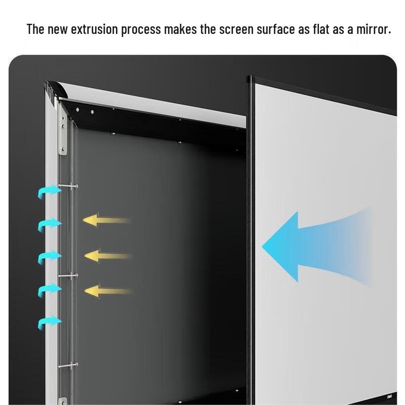 IN&VI 120-Inch Fresnel Long-Throw ALR Fixed Frame Projector Screen