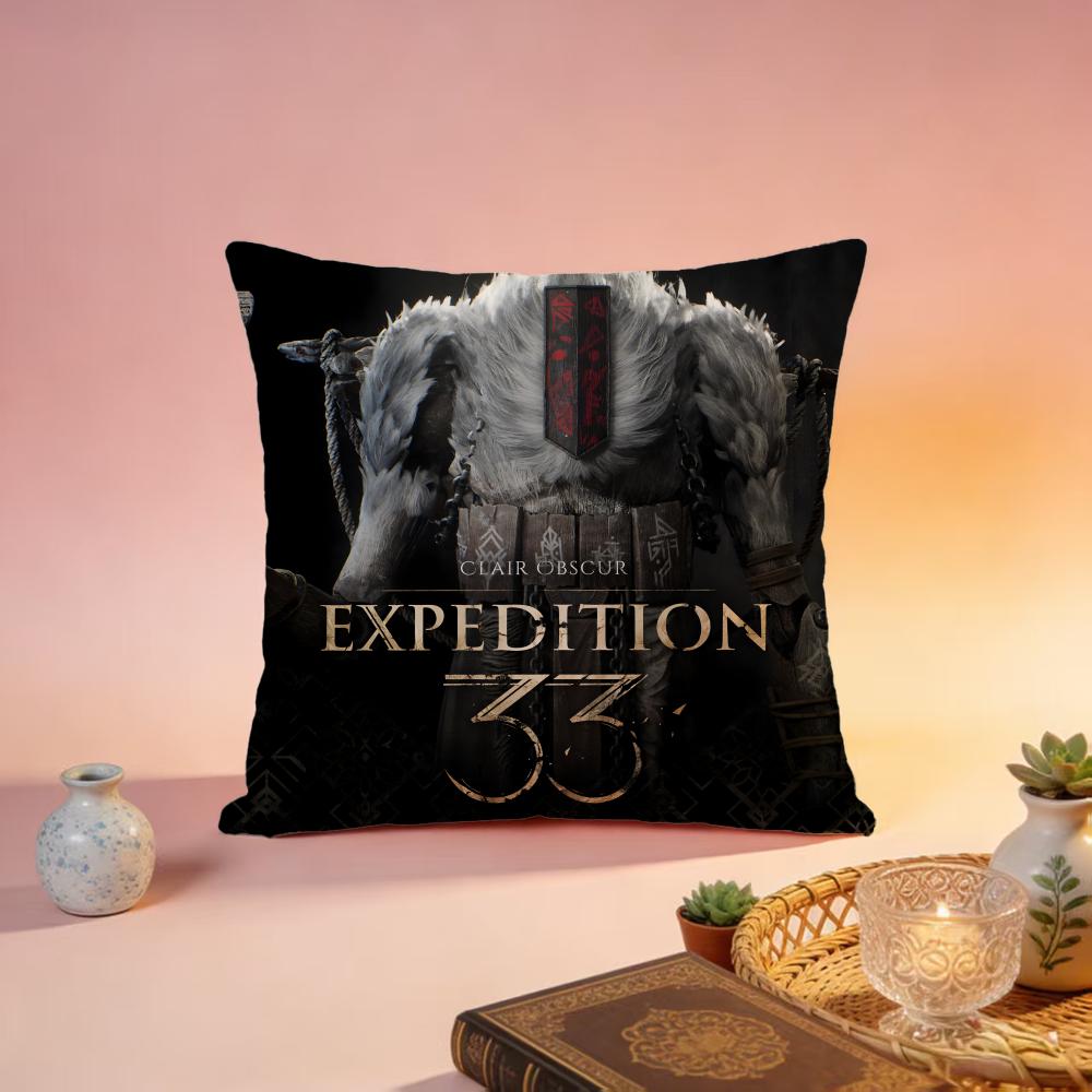 

Hot CClair Obscur Expedition 33ing Cushion Cover Premium SkinFriendly Pillow Case MultiPurpose for Home Office Travel 30X30cm