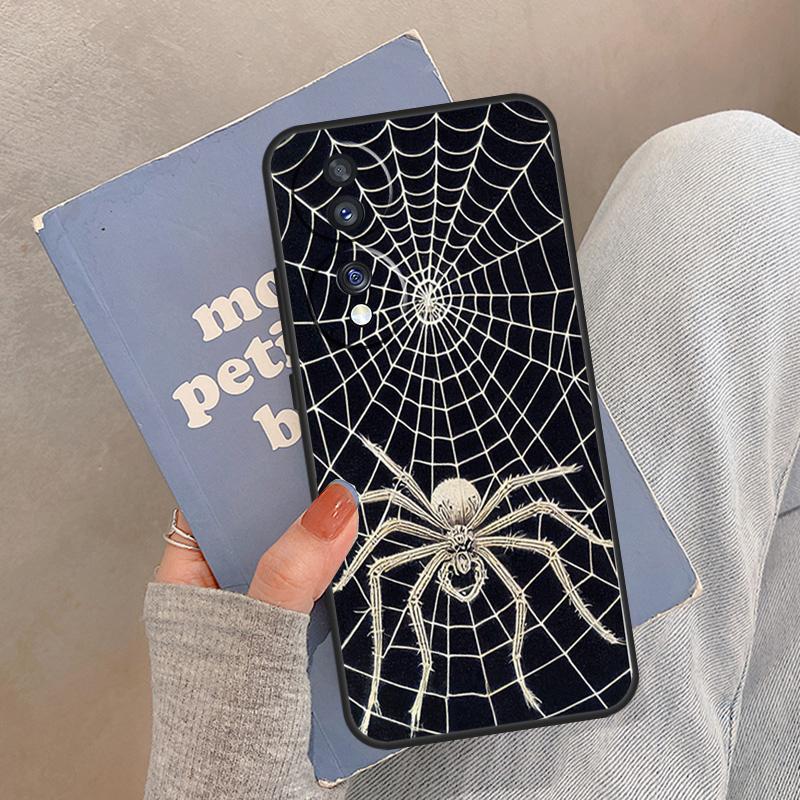 Spider Web Head Mask Case For Honor Magic 8 5 6 7 Pro Cover For Honor 400 200 Lite 50 70 90 X8a X8b X9a X9b X9c