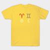 Unisex Fashion TShirt Aries Sun Gemini Moon Zodiac Sign Print TShirt Plus Size S-5XL T-Shirt 100%Cotton Tops O Neck Short Sleeve Tees