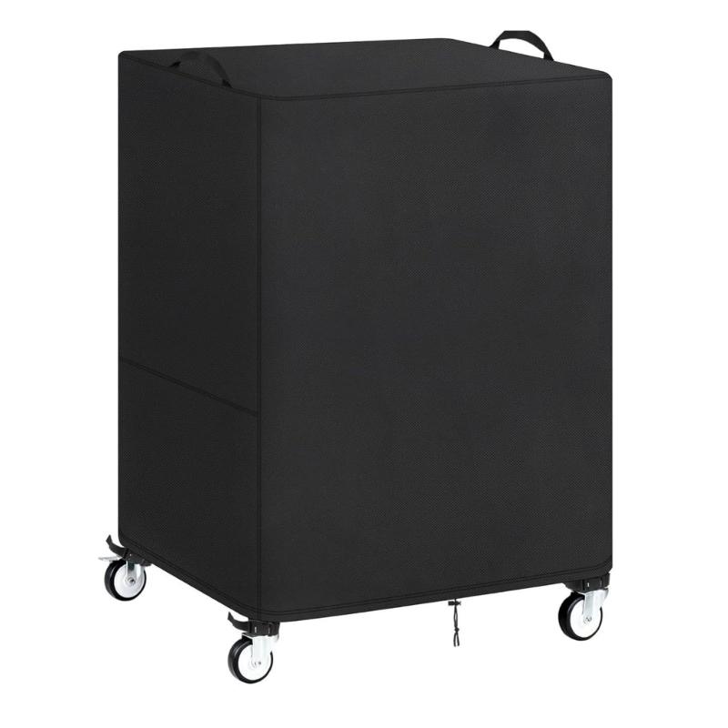 

Водонепроницаемый чехол для AV-тележки с регулируемым шнурком 25x19x40 дюймов Пылезащитный чехол для тележки на колесиках для офисов и школ 1
