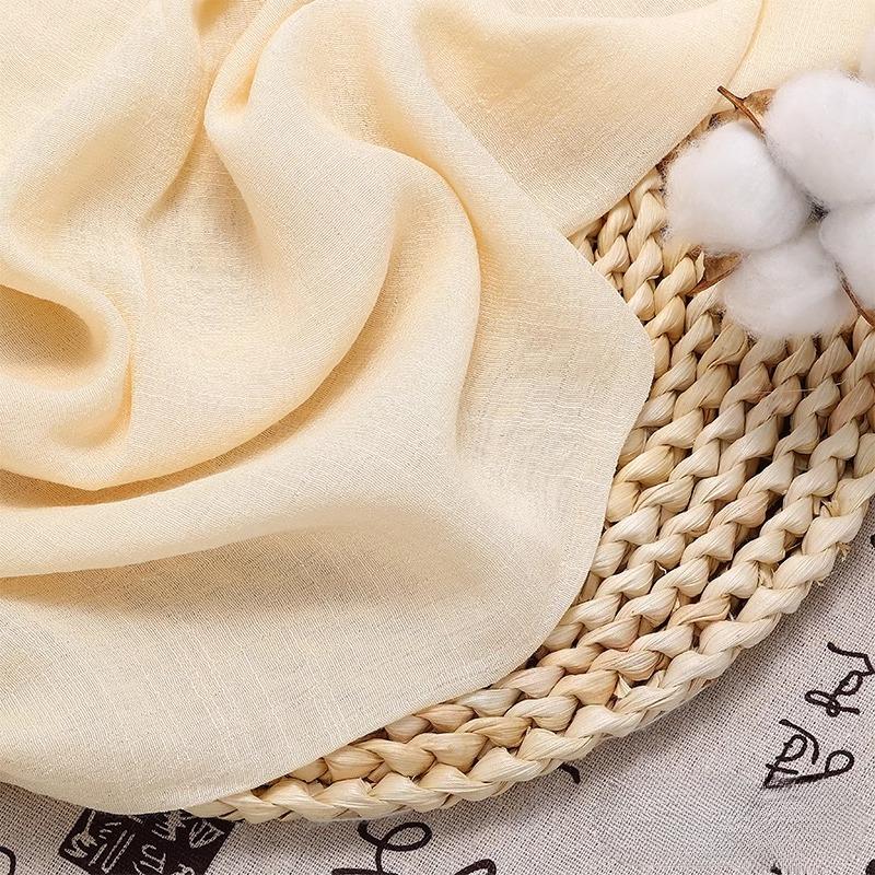 100/300/500cm Cotton Linen Fabric Thin Breathable For DIY Sewing Dress Shirt Clothing Fabrics Curtain Tablecloths Material