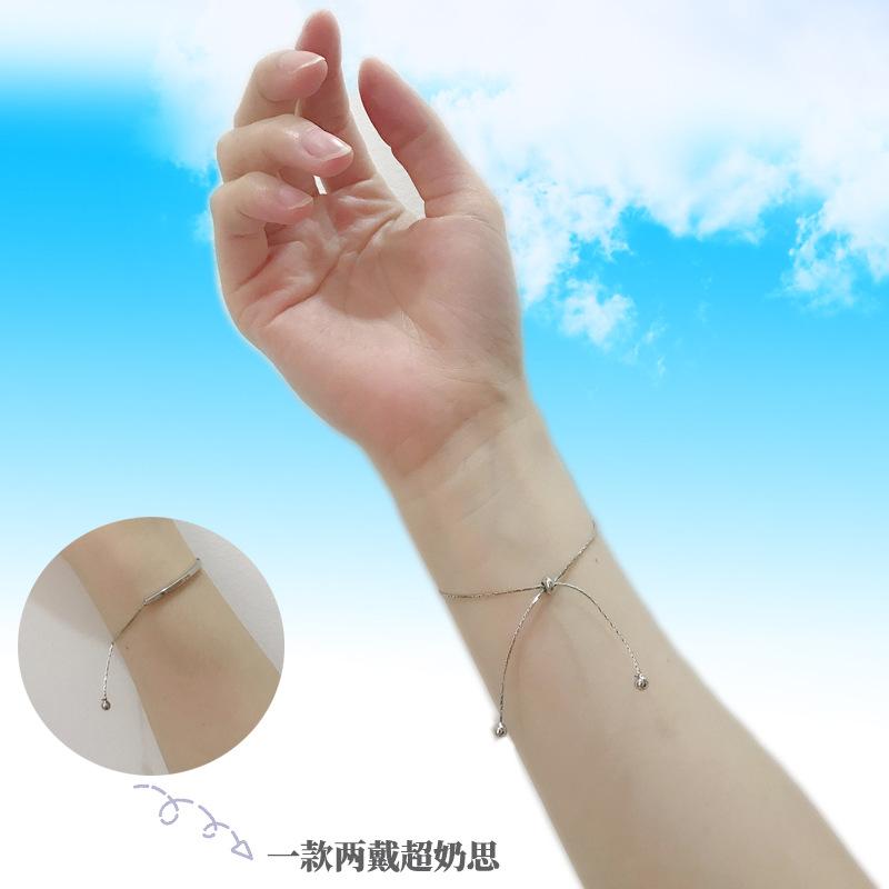 Lindon Zircon Bracelet Jewelry Geometric Bead Chain Link Bracelets Fashion Fine Wedding Gift for Girlfriend Women