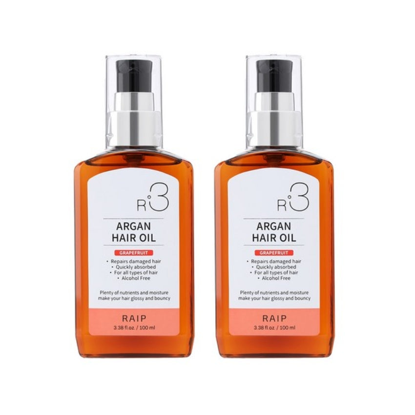 

RAIP R3 Argan Hair Oil Grapefruit 100ml*2Pcs/4Pcs 2Pcs