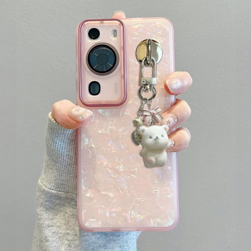 Soft Toy Bear Key Chain Stylish Ornament Resin Key Ornament Purses and Keys Pendant Handmade Detail for Durability