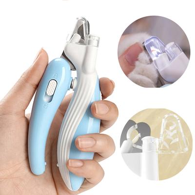 Coupe-ongles professionnel pour animaux de compagnie avec lumière LED, ciseaux de toilettage pour chiens, chats, petits animaux, coupe-ongles pour pattes, fourniture pour animaux de compagnie