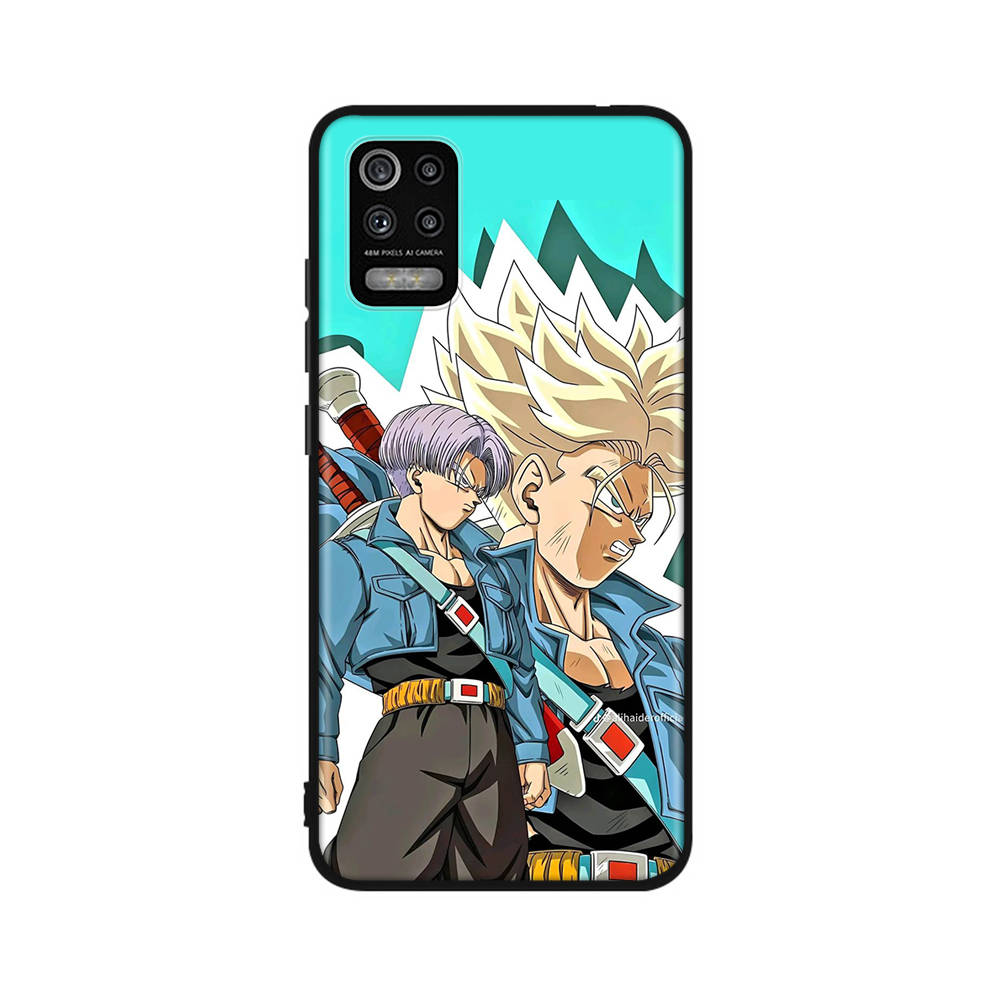 DT44 Dragon Ball Trunks Case for Xiaomi Poco X6 X4 M5 M6 F5 F6 C65 C55 C50 C51 C40 Redmi Note 7 8 14C A3X 13C 12C 11 10A 9C Pro Black Sofe Cover