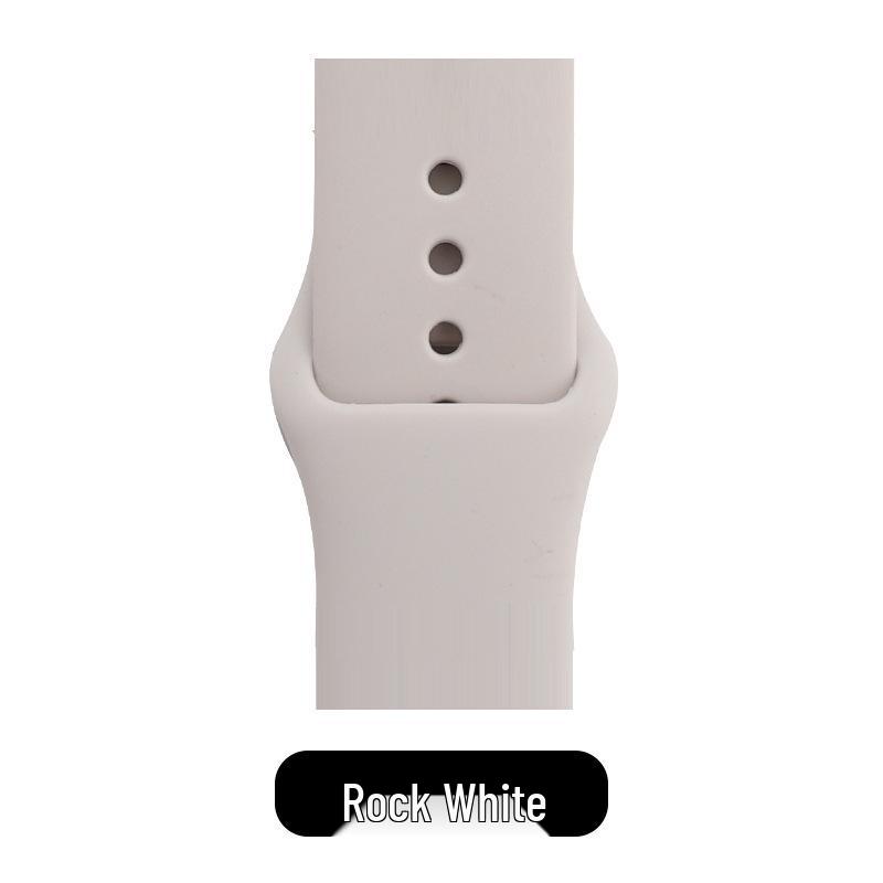 Apple Classic Solid Silicone Strap for iWatch 9/Ultra – Durable Solid Color Band