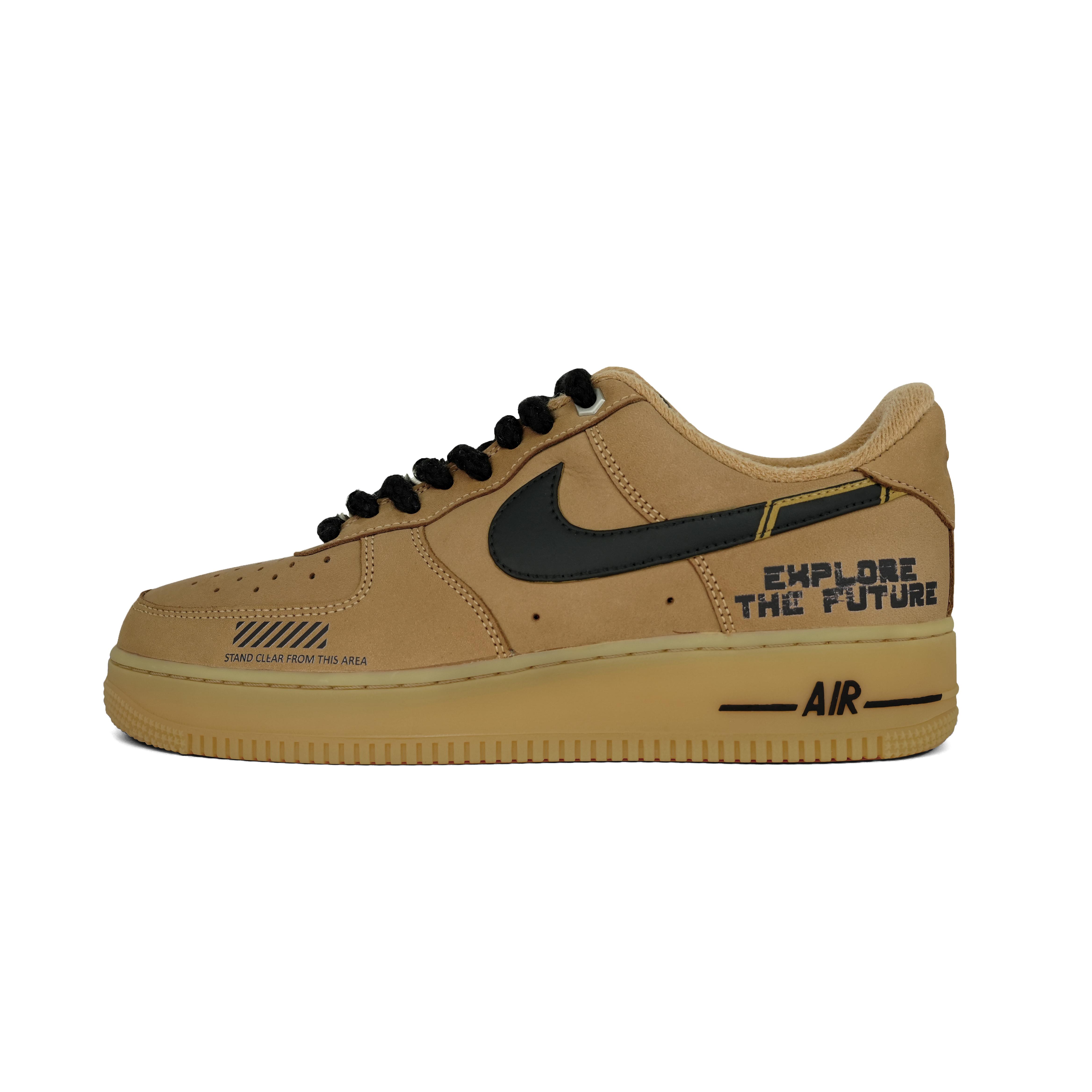 

Nike Air Force 1 Thermal Slip Resistant Cushioning Low top Skateboard Shoes Unisex Wheat CJ9179-200(Team240-) 38