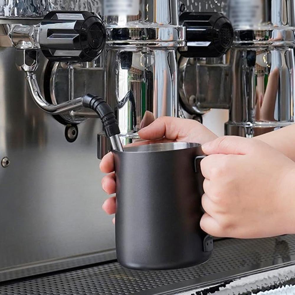 304 Stainless Steel Milk Frothing Pitcher Latte Espresso Coffee Milk Jug Steam Craft Frother Cup Coffee Accessories 350ML