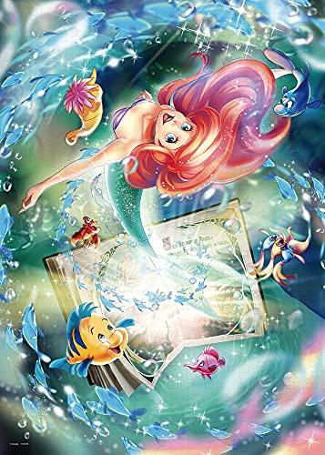 Tenyo (Tenyo) [Made in Japan] 500-Piece Jigsaw Puzzle Disney The Little Mermaid: A Story of Unwavering Love (35x49cm) D-500-625, Includes Glue, Spatul