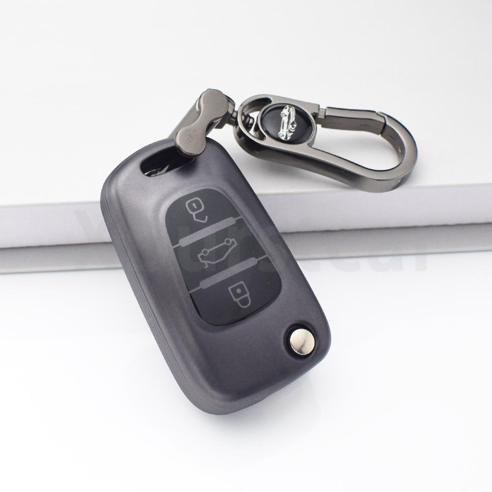 TPU Car Shell Fob Protector For Hyundai I20 I30 Elantra Azera Veracruz Veloster Kia Rio K7 K5 Sportage Sorento Key Case Cover