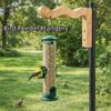 2PCS Sturdy Wooden Plant Hanger Wall Mounted Flower Basket Hanging Hook  Patio Decoration