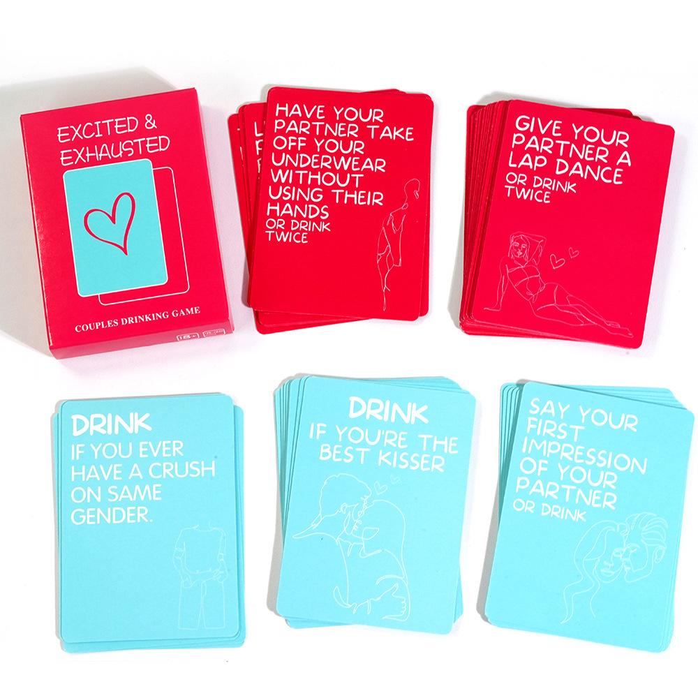 Versione Inglese della Serie Coppie, Una Varietà di Divertenti Giochi Interattivi, Carte Quiz Rompighiaccio per Appuntamenti, Fonti di Denaro Calde