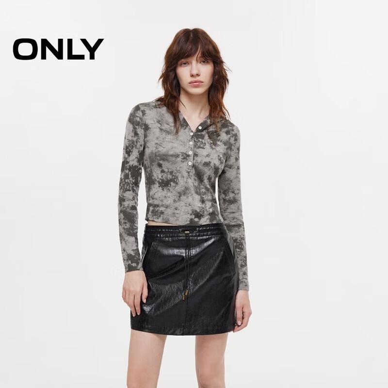 ONLY Women's Vintage Print Hooded Slim Fit Knit Sweater
