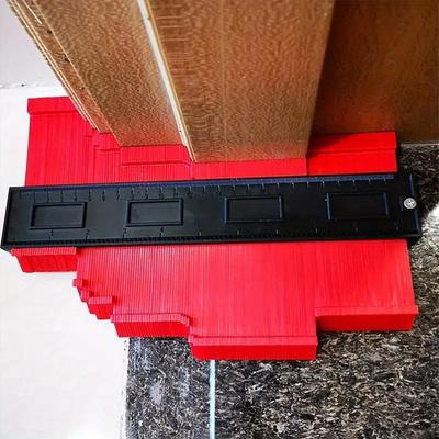 Adjustable Contour Gauge Duplicator Precision Irregular Shape Corner Measuring Tool for DIY Woodworking Carpet Tile Installation