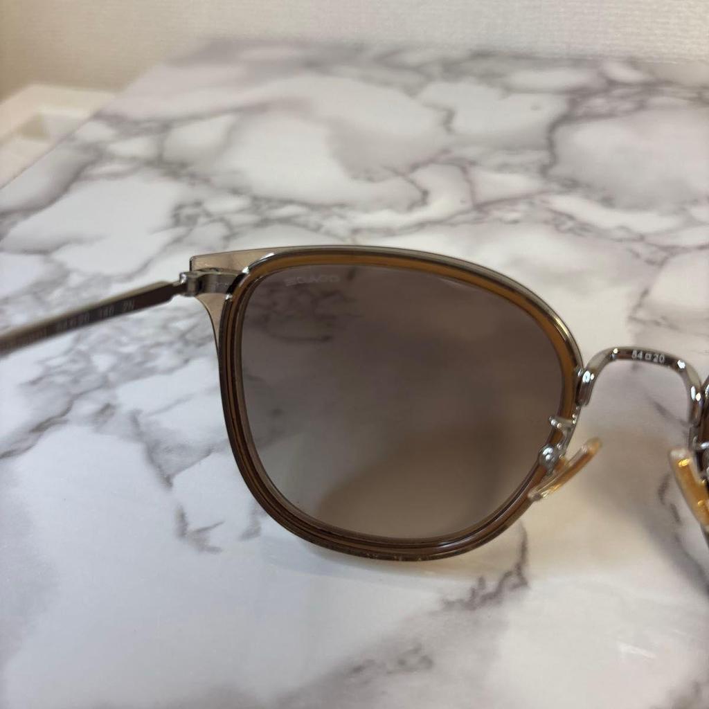 Used COACH Coach sunglasses HC7135 brown x gold brown gold