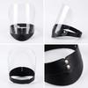 Ultra-Transparent Lens Full Face Cooking Shield Lightweight Structure Smooth Surface Kitchen Protective Visor Obstructed Vision