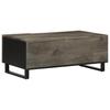 Coffee Table, Black, 100x54x40 Cm, Solid Mango Wood