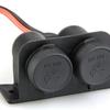 Car Cigarette Lighter Socket, Cigarette Lighter Female Socket, Power Socket, Dual-Hole Molded Car Modification, In-Car Air Pump