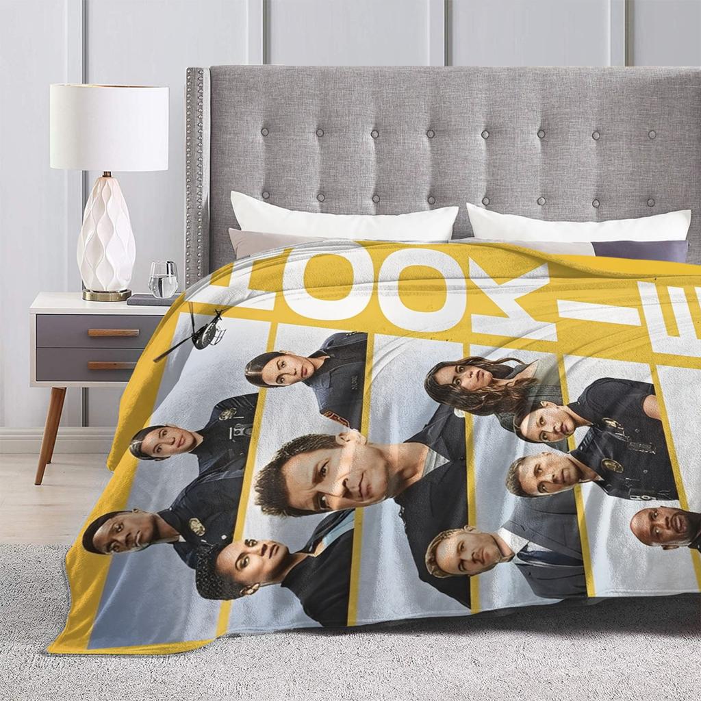 TV seriál The Rookie Flanelové deky Měkká přehozová deka do obývacího pokoje Piknik Grafické přehozy na postel Potah na pohovku