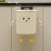 Hangings Trash Can with Lid Liter Wall Mounted Garbage Can for Kitchen Cabinet