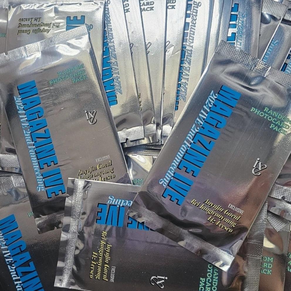 Ive 2024 Fan Meeting Magazine Random Photo Pack Ive Photocard 3 Unopened (Domestic Shipping)
