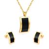 [Shell Necklace And Earrings Set Korean Elegant Personality Versatile Jewelry Accessories]
