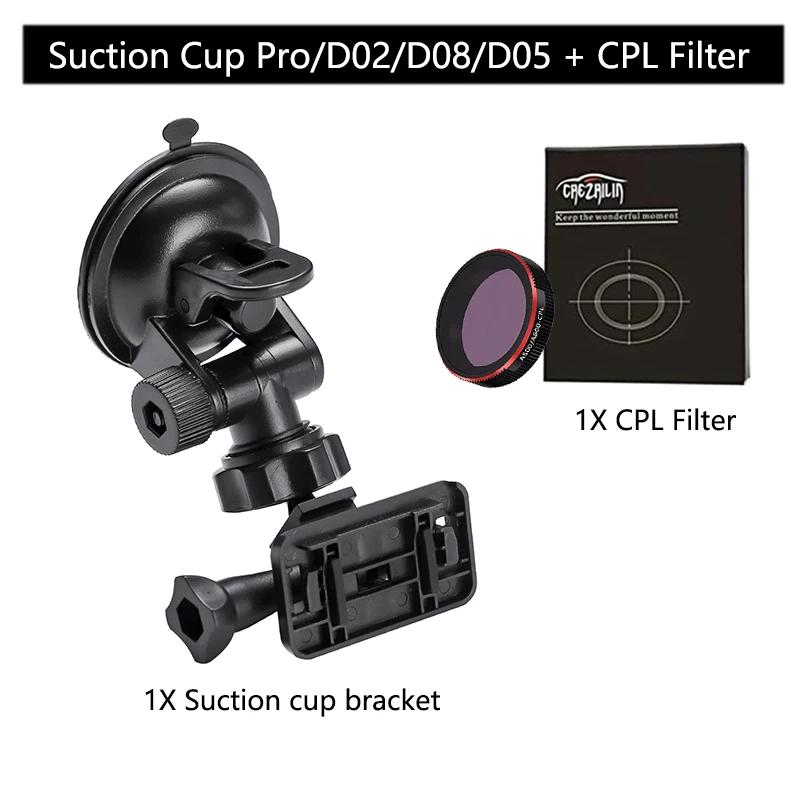 Für 70mai pro D02 / D08 Halterung für 70mai D02 Lite D08 D05 Saugnapfhalterung für 70mai Pro D02 Lite D08 CPL Filter