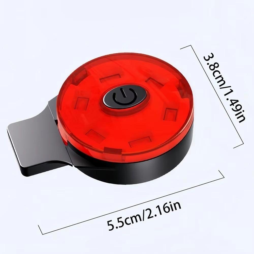High Brightness Motorcycle Helmet Tail Light Flashing Warning Flashing Safety Light