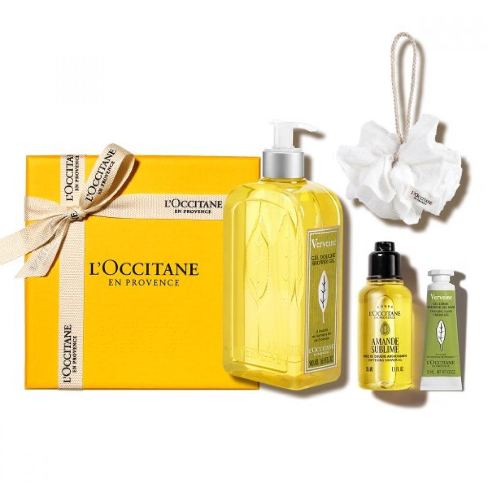 

L Occitane Verbena Shower geL 500mL Set +Shower baLL + deLuxe 2 Types Single option