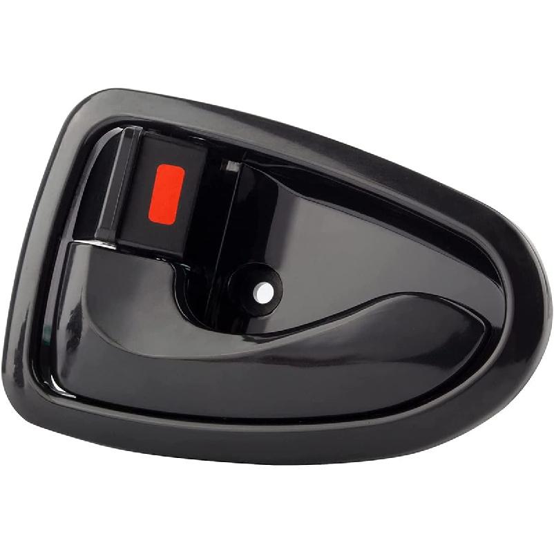 2 Smooth Black Interior Inside Door Handles for Hyundai Accent 2000 2001 2002 2003 2004 2005 2006 Front or Rear Left and Right Side w/Door Lock