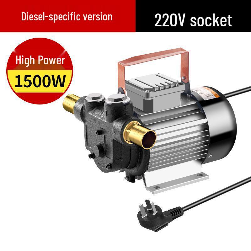 Universal 12V/24V Electric Diesel Oil Transfer Pump - Small, Large Flow, Self-Priming Oil Extractor
