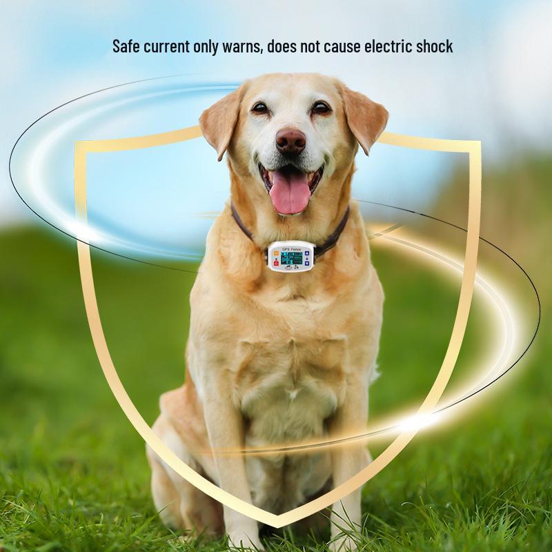 Cross-Border GPS Dog Fence & Training Device - Waterproof Anti-Barking Shock Collar