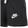 Nike Sportswear Club Solid Color Lace-Up Sports Shorts Women shorts Black 884363-032