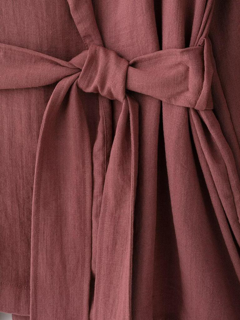 TAOP&ZA Women's Spring/Summer Belted Kimono-Style Outerwear with Casual Pants