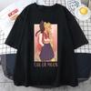 Summer Sailor Uranus Men's T-Shirt Black Planet Symbol Graphic Oversized Breathable Casual Short Sleeve