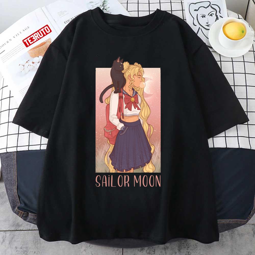 Summer Sailor Uranus Men's T-Shirt Black Planet Symbol Graphic Oversized Breathable Casual Short Sleeve