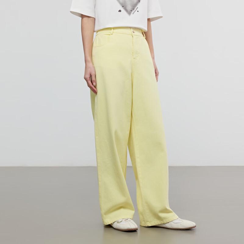 Elva' Island High-Waist Straight-Leg Casual Pants