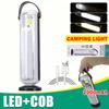 Solar Powered Portable Lantern Powerful USB Rechargeable Flashlight With XPE COB Work Light 5 Lighting Modes Camping Tent Night