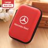 For Benz Car Logo Earphone Organizer Box EVA Zipper Headset Storage case Accessories AMG Exclusive W204 W222 W205 W203 W213 W124 XT3