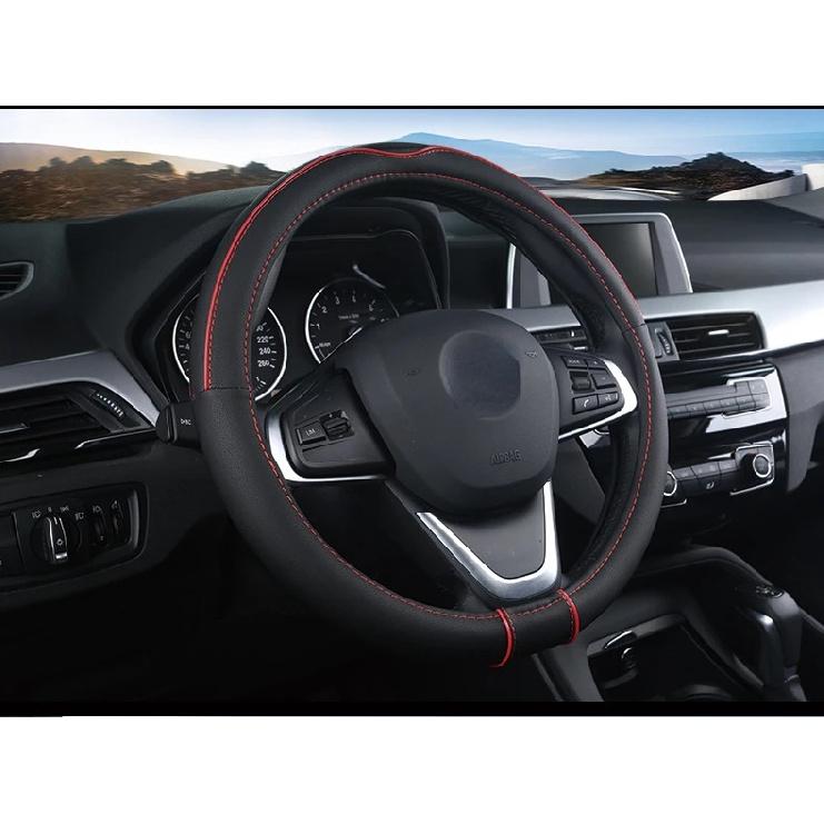 Car Steering Wheel Cover 36cm 38 Cm 39cm 40 Cm Anti-skid Handle Covers Leather Cover for BMW Ford Chevrolet Peugeot