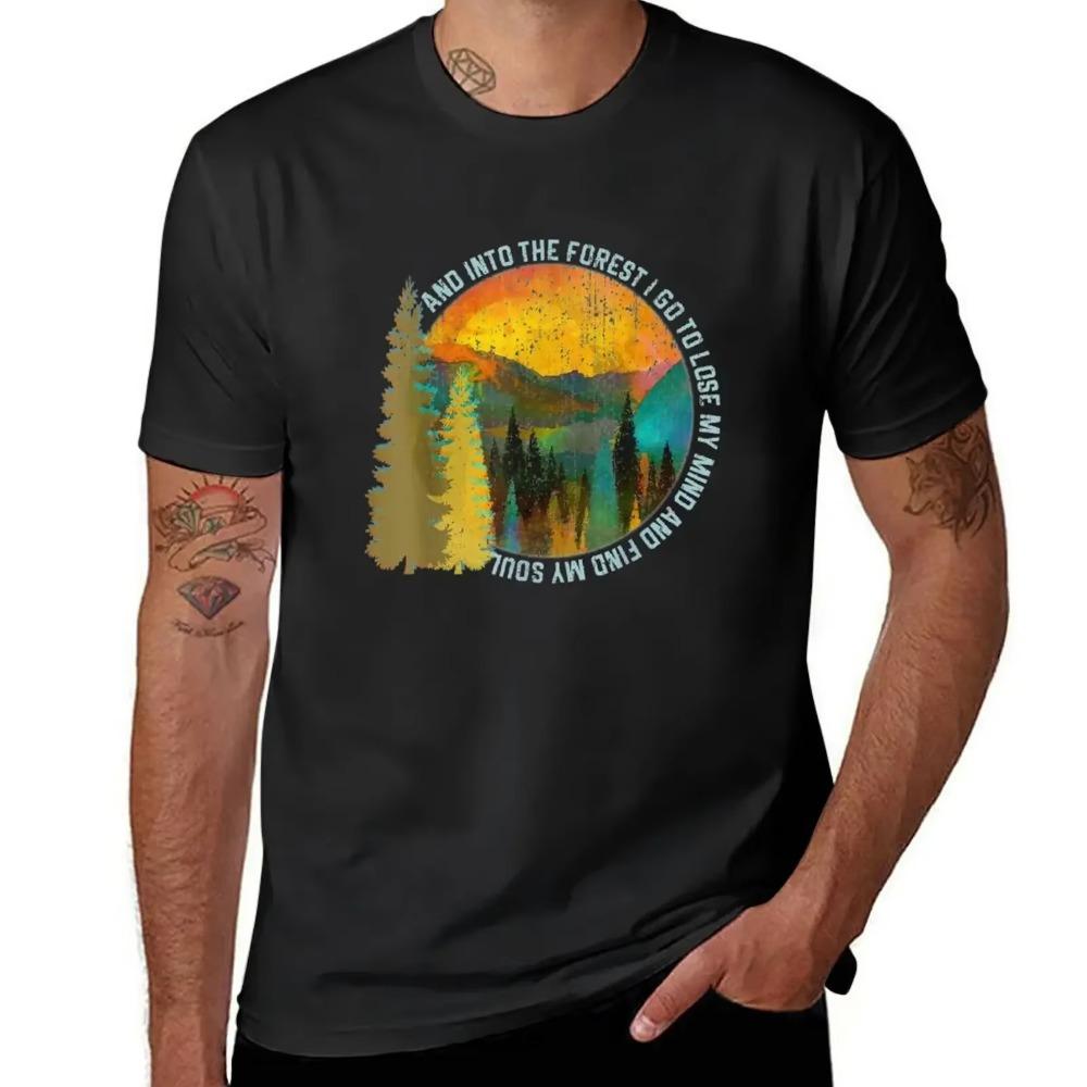 And Into the Forest I Go To Lose My Mind and Find My Soul John Muir T-Shirt Heavyweights New Edition Men's  T-shirt