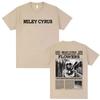 Miley Cyrus Flowers Lyric 90s Poster Graphic T Shirts Men Women Fashion Vintage High Quality Tshirts Casual 100 Cotton T Shirt