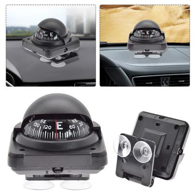 Navigation Magnetic Compass Waterproof Car Dashboard Compass Mini Ball Dash Dashboard for Car Watercraft Boat Caravan Truck