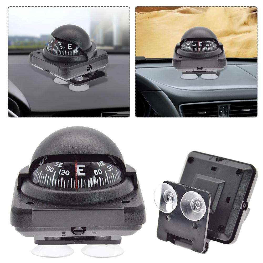 Navigation Magnetic Compass Waterproof Car Dashboard Compass Mini Ball Dash Dashboard for Car Watercraft Boat Caravan Truck
