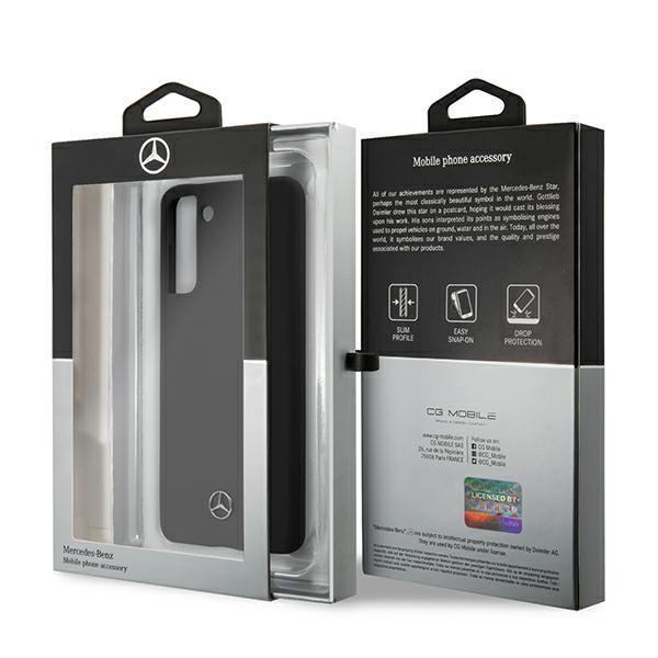 Etui Do Samsung Galaxy S21 Plus Mercedes Silicone Line Czarne