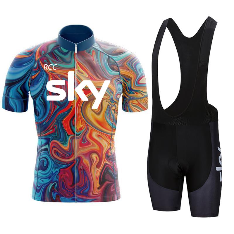 Fahrradtrikot Set Sommer Kurzarm Atmungsaktiv Fahrrad Radsportbekleidung Maillot Ropa Ciclismo Uniform Anzug