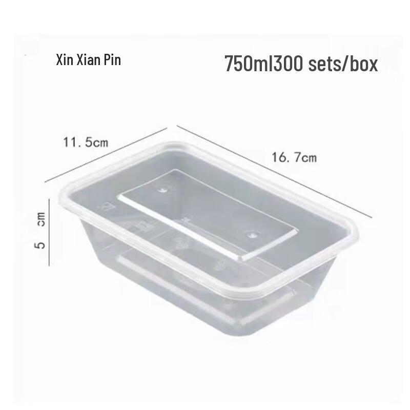 Disposable Takeaway Square Food Containers