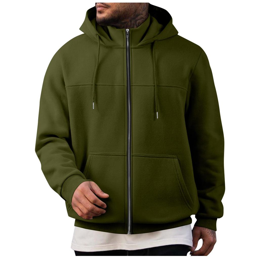 Men's Sweat Jacket With Hood Leisure Hooded Jacket Zip Hoodie Casual Sweatshirt Jacket Winter Hoodie With Zip Winter Jacket PlainJacket Hood